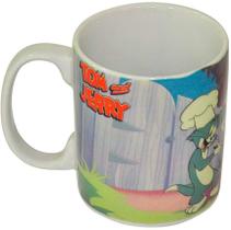 Caneca De Porcelana -300 Ml - Hanna Barbera - Tom E Jerry