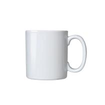 Caneca de porcelana 325 ml branca lisa