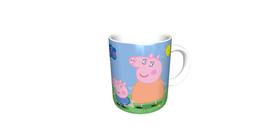 Caneca de porcelana 325 ml peppa pig