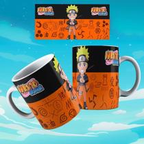 Caneca De Porcelana 325ml Animes Decorada Naruto 4 Caneca De Porcelana 325ml Animes Decorada Naruto 4