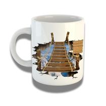 Caneca De Porcelana 325ml Com Design 3d Exclusivo Caminho 2 Caneca De Porcelana 325ml Com Design 3d Exclusivo Caminho 2