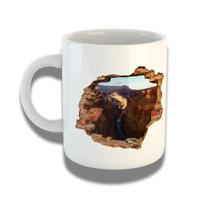 Caneca De Porcelana 325ml Com Design 3d Exclusivo Montanha Caneca De Porcelana 325ml Com Design 3d Exclusivo Montanha
