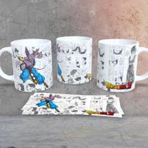Caneca de Porcelana 325ml Decorada Dragon Ball Estampa 16