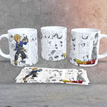 Caneca de Porcelana 325ml Decorada Dragon Ball Estampa 20