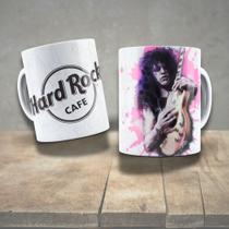 Caneca De Porcelana 325ml Decorada ícones Da Música Slash 2