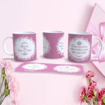 Caneca de Porcelana 325ml Decorada Mães Estampa 35 Caneca de Porcelana 325ml Decorada Mães Estampa 35