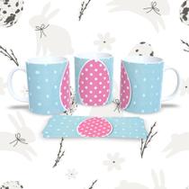 Caneca de Porcelana 325ml Decorada Páscoa Páscoa 30 Caneca de Porcelana 325ml Decorada Páscoa Páscoa 30