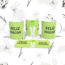 Caneca de Porcelana 325ml Decorada Páscoa Páscoa 41
