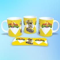 Caneca de Porcelana 325ml Decorada Power Rangers Estampa 1