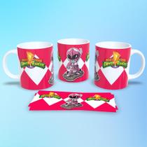 Caneca de Porcelana 325ml Decorada Power Rangers Estampa 3