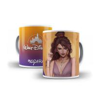 Caneca de Porcelana 325ml Decorada Princesas Megara Caneca de Porcelana 325ml Decorada Princesas Megara