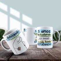 Caneca De Porcelana 325ml Flork Profissões Masculino Advogado Caneca De Porcelana 325ml Flork Profissões Masculino Advogado