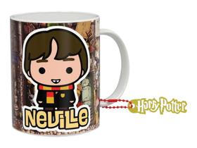 Caneca de Porcelana 325ml Harry Potter cute Neville. Vem com um chaveiro exclusivo no mesmo tema