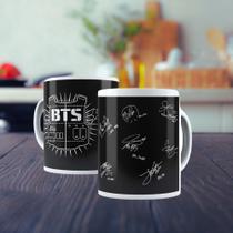 Caneca de Porcelana 325ml Personalizada BTS Decorada