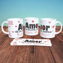 Caneca de Porcelana 325ml Personalizada Casal Decorada Casal 8 Caneca de Porcelana 325ml Personalizada Casal Decorada Casal 8