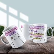 Caneca de Porcelana 325ml Personalizada Flork Profissões Feminino