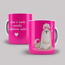 Caneca de Porcelana 325ML Personalizada Pets Estampa 3 com Alça Uso Diário Outras Marcas Caneca de Porcelana 325ML Personalizada Pets Estampa 3 com Alça Uso Diário Outras Marcas