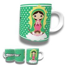 Caneca de Porcelana 325ml Personalizada Santos Católicos Decorada