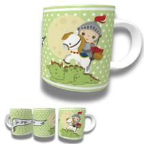 Caneca de Porcelana 325ml Personalizada Santos Católicos Decorada