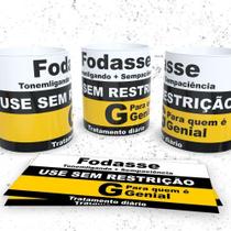 Caneca de Porcelana 325ML Remédios Engraçados Apta para Micro-ondas Branco Outras Marcas Caneca de Porcelana 325ML Remédios Engraçados Apta para Micro-ondas Branco Outras Marcas
