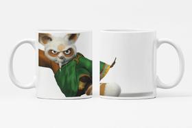 Caneca de Porcelana 325ml Shifu Desenho Kung Fu Md1