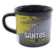 Caneca De Porcelana 400ml Santos