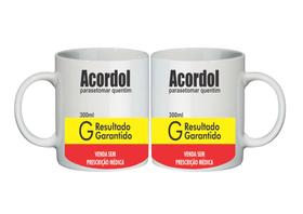 Caneca de porcelana Acordol - 01 unid