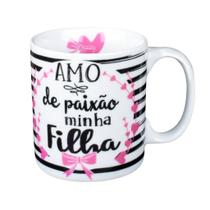 Caneca de Porcelana - Amo de paixão minha filha - BMB