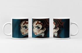 Caneca de Porcelana Anime Demon Slayer Personalizada 325ml