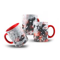 Caneca de Porcelana Anime Naruto Pain Akatsuki 325mL