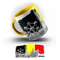 Caneca de Porcelana Bélgica Pontos Turísticos 325 ml. Caneca de Porcelana Bélgica Pontos Turísticos 325 ml.