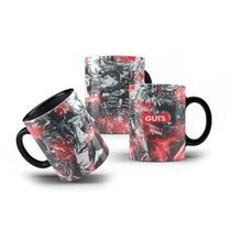 Caneca de Porcelana Berserk Guts o Espadachim Negro 325mL