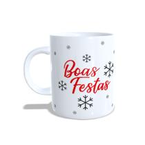 Caneca de Porcelana Boas Festas Urso Polar - 1 unidade - Rizzo Caneca de Porcelana Boas Festas Urso Polar - 1 unidade - Rizzo