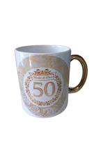 Caneca de Porcelana Bodas de Ouro