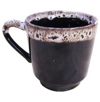 Caneca de porcelana borda decorada 200ml