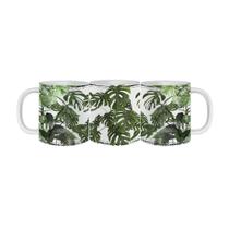 Caneca de Porcelana Botânica Monstera Natureza 325ml Caneca de Porcelana Botânica Monstera Natureza 325ml
