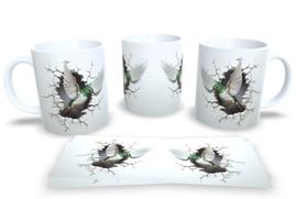 Caneca de Porcelana Branca Coleção Animal em 3D
