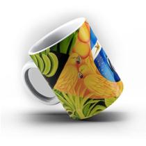 Caneca de Porcelana Brasil Natureza 325ml. Caneca de Porcelana Brasil Natureza 325ml.
