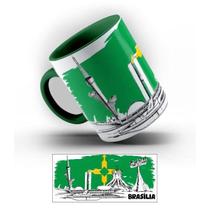 Caneca de Porcelana Brasília Pontos Turísticos 325 ml. Caneca de Porcelana Brasília Pontos Turísticos 325 ml.