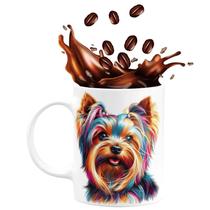 Caneca de Porcelana Cachorro Yorkshire Terrier 325ml Cut Tongue Smile