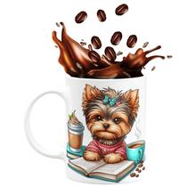 Caneca de Porcelana Cachorro Yorkshire Terrier 325ml Cut Want Everything