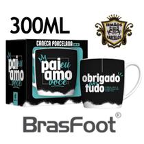 Caneca De Porcelana Café Chá Bebidas 300ML Na Caixa Pai Eu Amo Você - Presente Dia Dos Pais