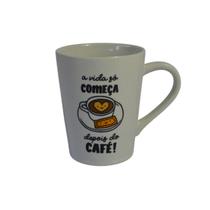 Caneca de Porcelana Café Cônica 250ml