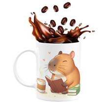 Caneca de Porcelana Capivara 325ml Closing Teeth