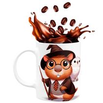 Caneca de Porcelana Capivara Potter 325ml Foot Stick