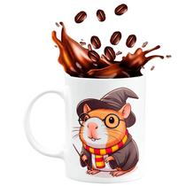 Caneca de Porcelana Capivara Potter 325ml Scarf Wand
