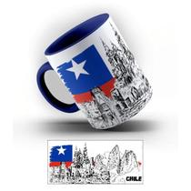 Caneca de Porcelana Chile Pontos Turísticos 325 ml. Caneca de Porcelana Chile Pontos Turísticos 325 ml.
