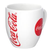 Caneca de porcelana coca-cola vermelha 300ml