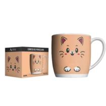 Caneca De Porcelana Coleção Pet Gatinho 360ml