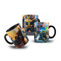 Caneca de Porcelana Coleção Thanos Vilão Super Herois 325mL Caneca de Porcelana Coleção Thanos Vilão Super Herois 325mL